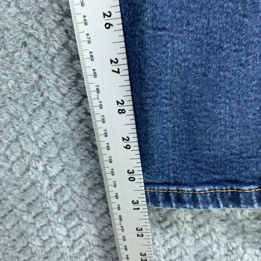 Levis 514 Jeans Men 36x32 (Fits 35x31) Blue Stretch Straight Leg Dark Wash Denim